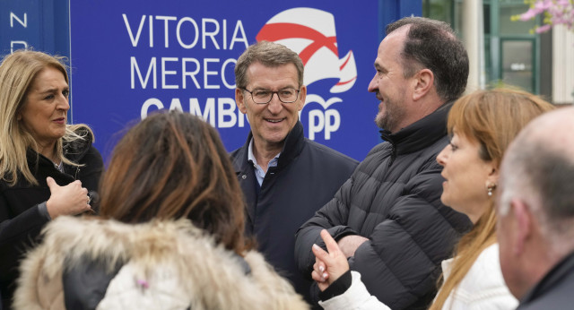 Alberto Núñez Feijóo en Vitoria