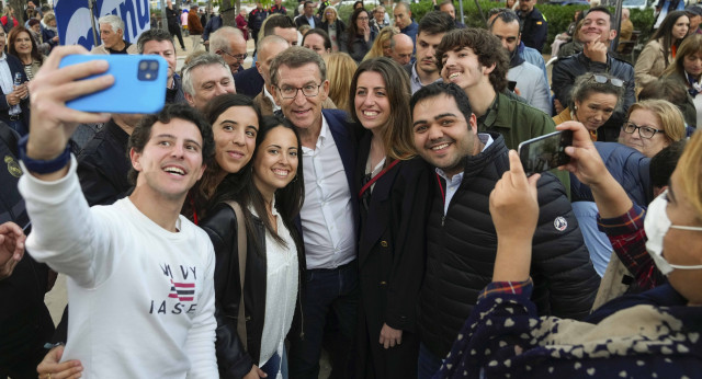 Alberto Núñez Feijóo en Castelldefels