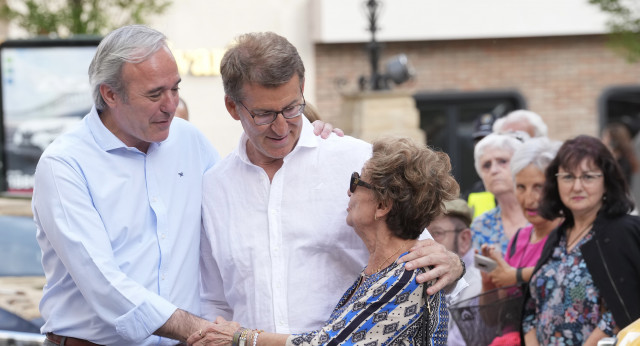 Alberto Núñez Feijóo en Huesca