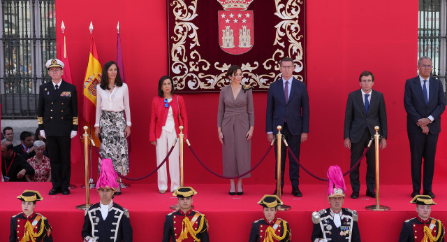 Alberto Núñez Feijóo en los actos del Dos de Mayo