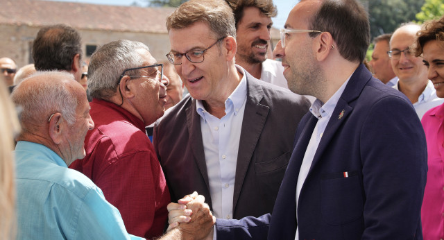 Alberto Núñez Feijóo participa de un acto sobre mundo rural en Gimenells (Lleida)