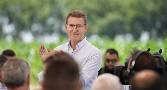 Alberto Núñez Feijóo participa de un acto sobre mundo rural en Gimenells (Lleida)