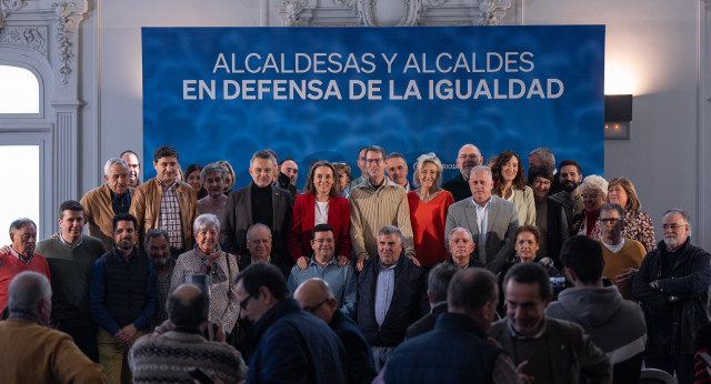 Acto de alcaldes del PP por la igualdad de todos los españoles