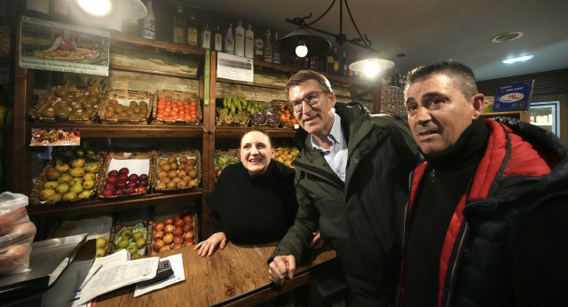 Paseo y encuentro con simpatizantes en Mondoñedo