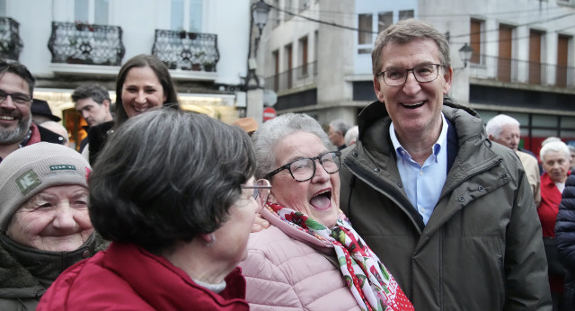 Paseo y encuentro con simpatizantes en Mondoñedo