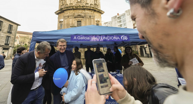 Alberto Núñez Feijóo en Pontevedra 