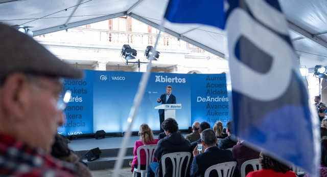 Alberto Núñez Feijóo en Vitoria