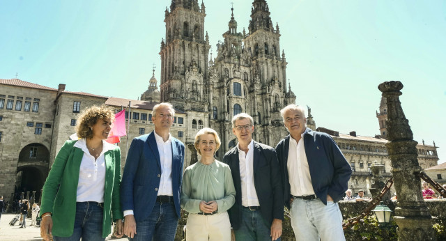 Alberto Núñez Feijóo con Úrsula Von der Leyen