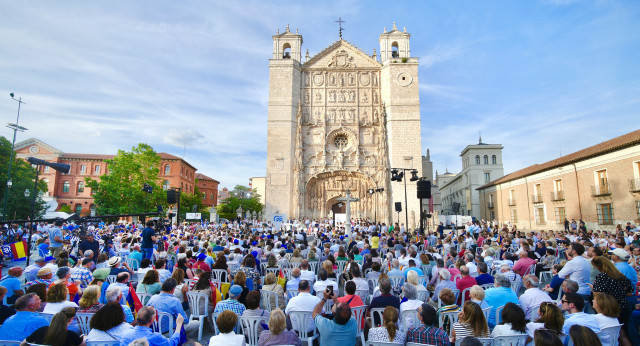 Alberto Núñez Feijóo participa en un acto electoral en Valladolid 