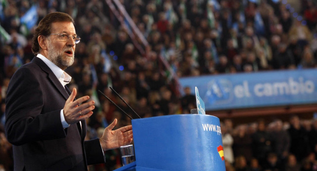 Mariano Rajoy clausura el acto del PP "Por el cambio"