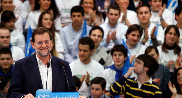 Mitin de Mariano Rajoy en Alcalá de los Gazules