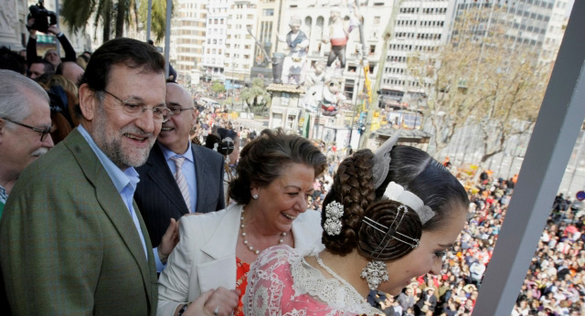 Mariano Rajoy en las Fallas