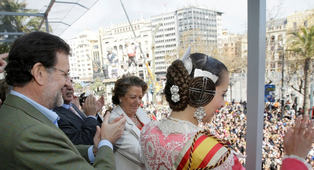 Mariano Rajoy en las Fallas