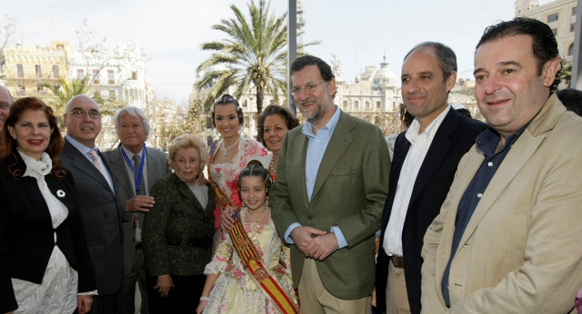 Mariano Rajoy en Fallas