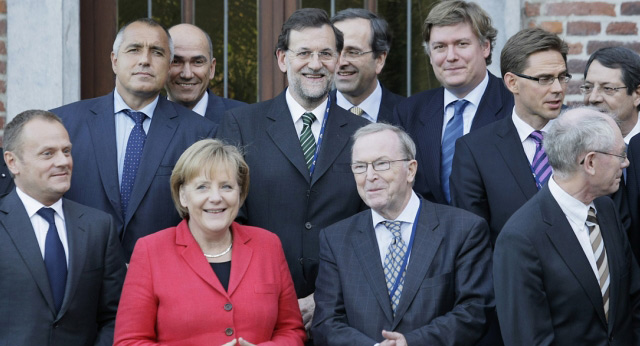 Mariano Rajoy en la Cumbre del PPE en Bruselas