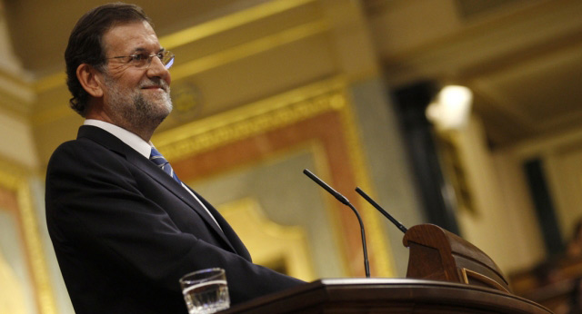 Mariano Rajoy durante su intervención