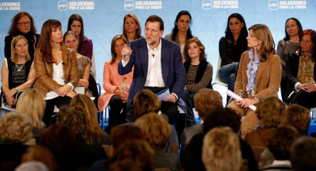 Mariano Rajoy participa en un acto en Hospitalet del Llobregat