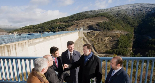 Mariano Rajoy visita el pantano de Itoiz (Navarra)