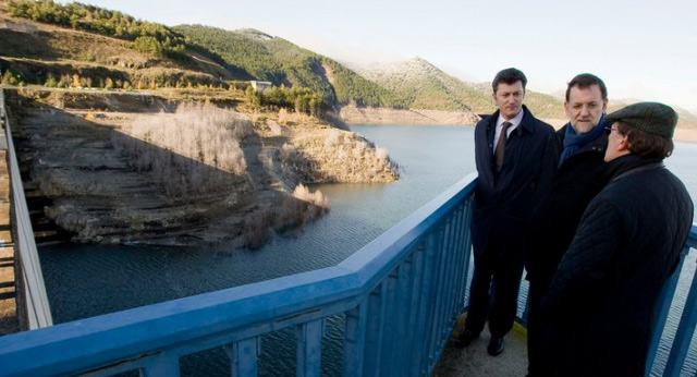 Mariano Rajoy visita el pantano de Itoiz (Navarra)