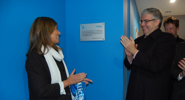 Ana Mato inaugura la sede del PP de Andorra