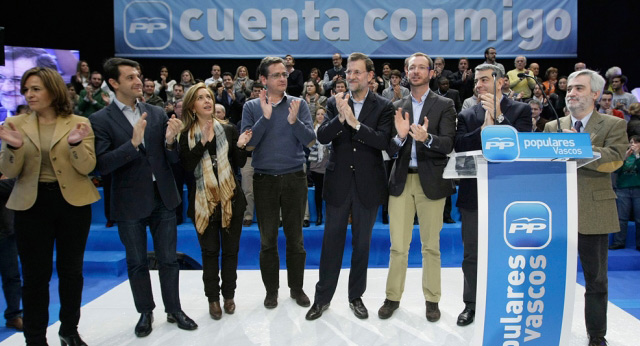 Mariano Rajoy clausura la presentación de los candidatos municipales del País Vasco