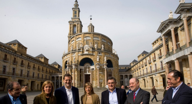 Mariano Rajoy e Isabel Pérez-Espinosa en Gijón