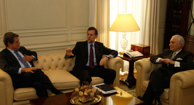 Mariano Rajoy se reúne con Carlos Divar