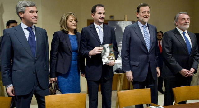 Mariano Rajoy en la presentación del libro "Vivir frente al terror"