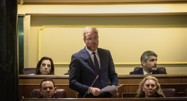 Óscar Clavell, durante su intervención en la Sesión de Control