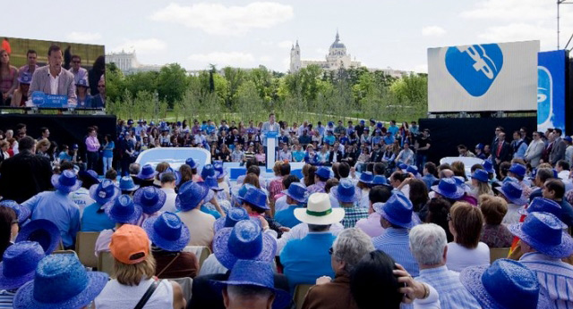 Mariano Rajoy mitin Madrid