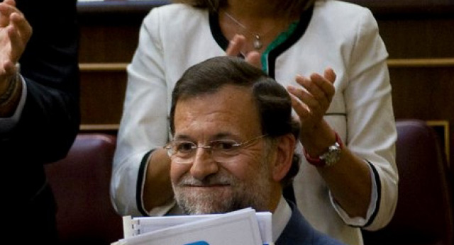 Mariano Rajoy durante el Debate sobre el Estado de la Nación