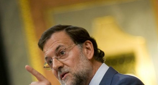 Mariano Rajoy durante el Debate sobre el Estado de la Nación