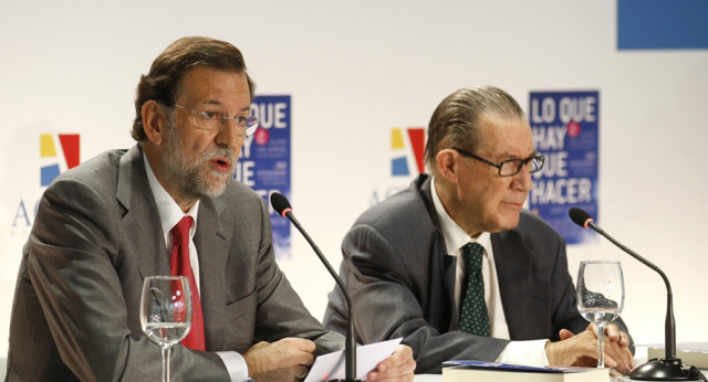 Mariano Rajoy en la presentación del libro "Lo que hay que hacer con urgencia"
