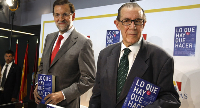 Mariano Rajoy en la presentación del libro "Lo que hay que hacer con urgencia"