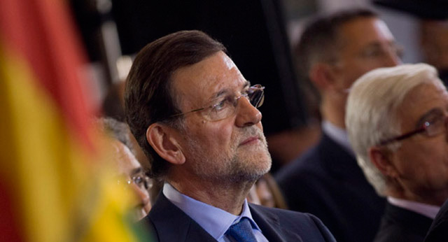 Mariano Rajoy en la toma de posesión de Luisa Fernanda Rudi