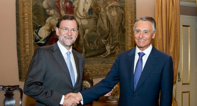 Mariano Rajoy se reúne con Cavaco da Silva
