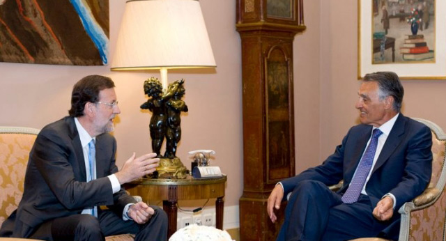 Mariano Rajoy se reúne con Cavaco da Silva