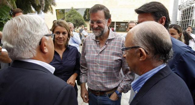 Mariano Rajoy durante la clausura del Foro "Lo primero el empleo"