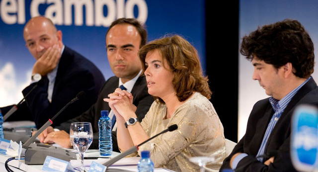 Soraya Sáenz de Santamaría en el Foro Popular Reforma del sector público