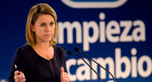 La secretaria de Castilla La-Mancha, Mª Dolores de Cospedal