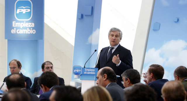 El presidente de la Comisión Europea y Comisario de Industria y Emprendimiento, Vicente Tajani