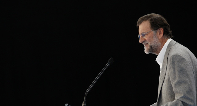 El presidente del Partido Popular, Mariano Rajoy