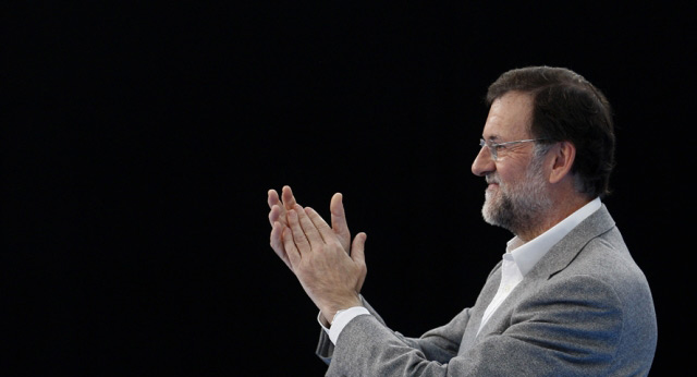 El presidente del Partido Popular, Mariano Rajoy