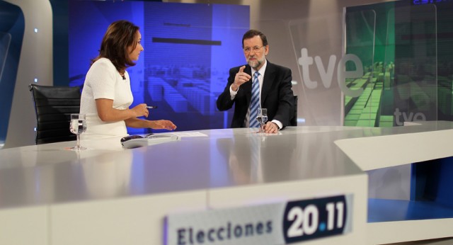 Entrevista a Mariano Rajoy en TVE