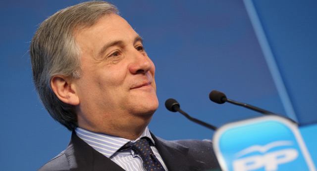 El vicepresidente de la Comisión Europea, Antonio Tajani