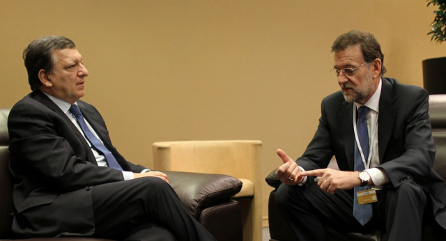 Mariano Rajoy se reúne con Jose Manuel Durao Barroso