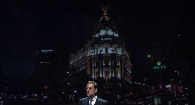 Mariano Rajoy durante su intervención en el XX Congreso del Partido Popular Europeo
