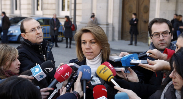 María Dolores de Cospedal en el Tribunal Supremo