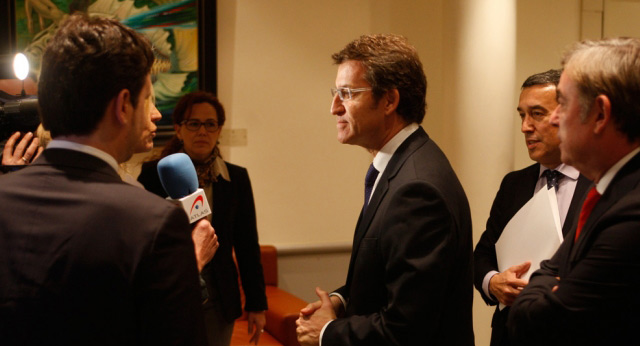 Reunión del Grupo Popular en el Senado con Alberto Núñez Feijóo