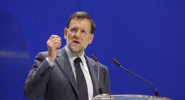 Mariano Rajoy durante su intervención en la clausura del 15 Congreso del PP de Madrid